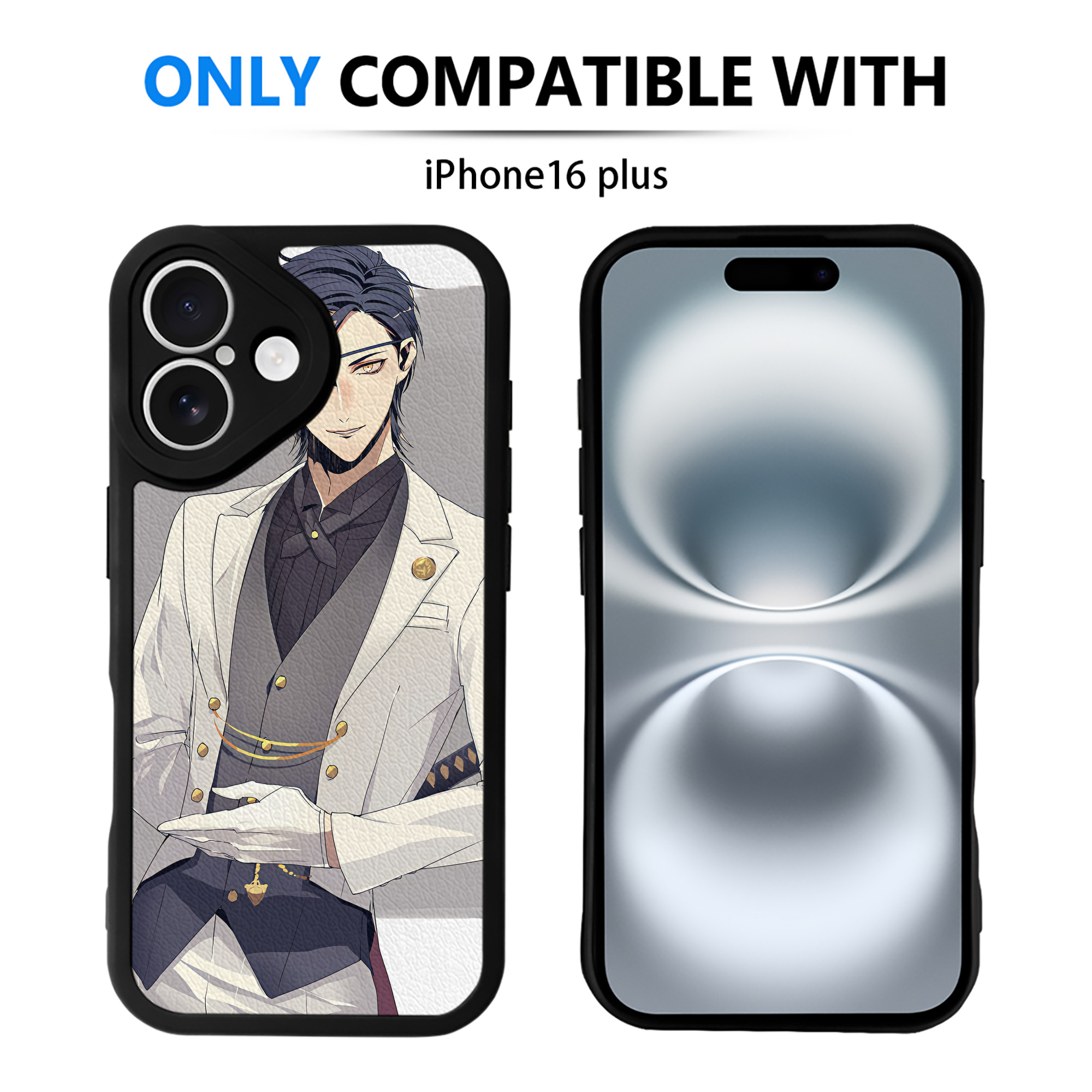 （画像用） 刀剣乱舞 Touken Ranbu 【iPhone 16シリーズ対応】シリコンスマホケース（レザー調） 材質：シリコン